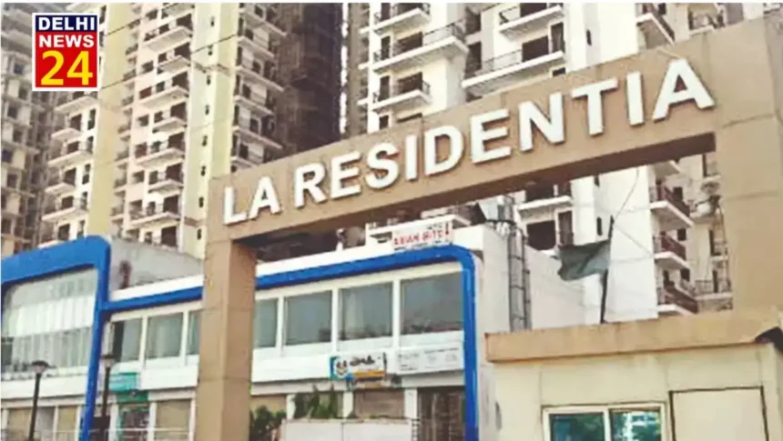 Major accident in Greater Noida West, woman dies after falling from under construction tower of La Residentia