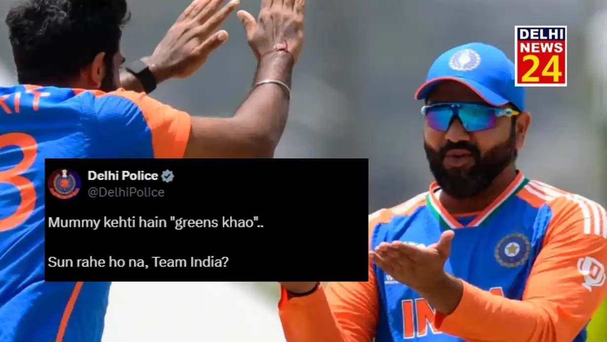 Delhi Police's tweet viral before the final match of IND Vs SA