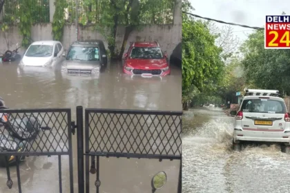 Heavy rain in Delhi since midnight, capital submerged