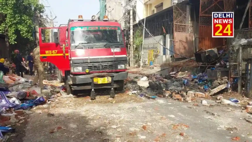 Three people died in the fire at Narela factory, six workers were burnt