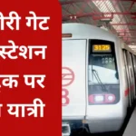 Passenger again landed on metro track, metro services stopped